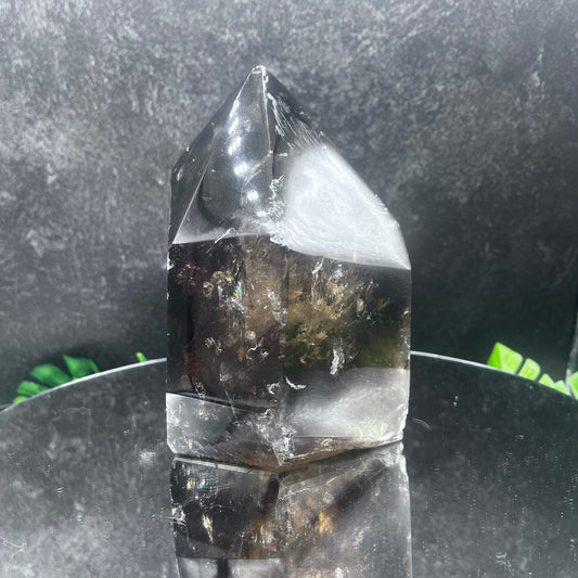 Chunky Smokey Quartz Tower