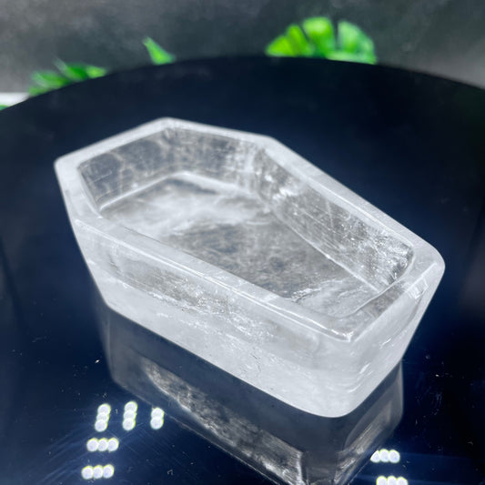 Clear Quartz Coffin Bowl